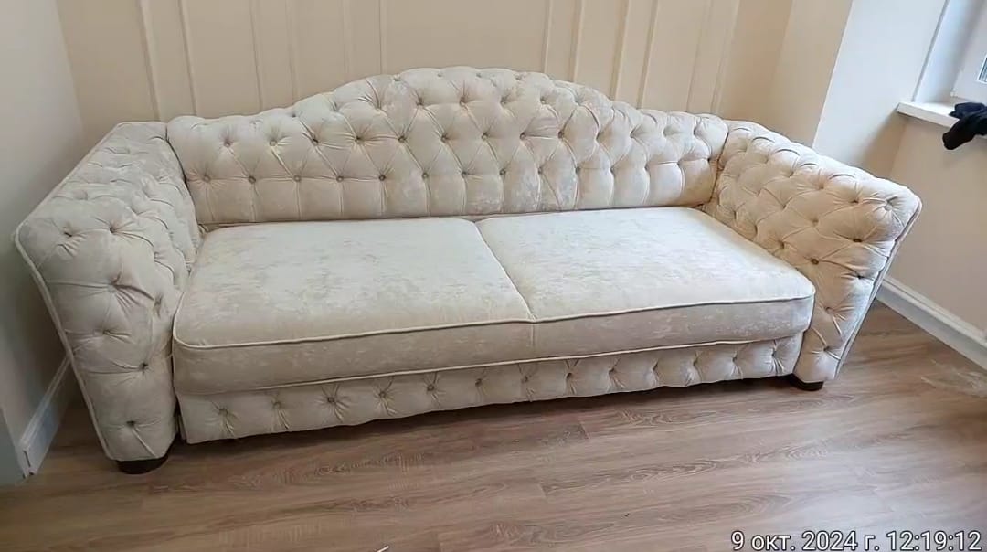 Замена обивки дивана на дому. Лакинск