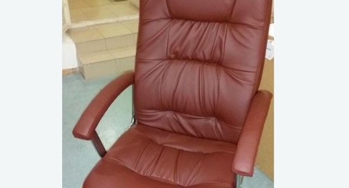 Обтяжка офисного кресла. Лакинск